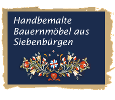 Ahandbemalte Bauernmöbel aus Siebenbürgen