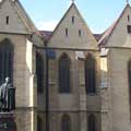 Teutsch-Denkmal vor der Stadtpfarrkirche in Sibiu / Hermannstadt