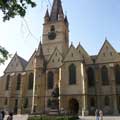 die Stadtpfarrkirche in Sibiu / Hermannstadt